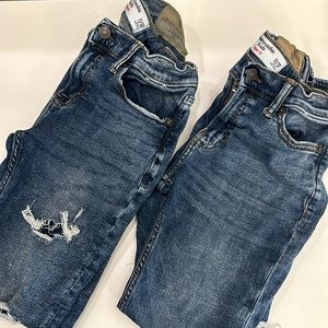 Abercrombie boys jeans-2 pair- size 11/12